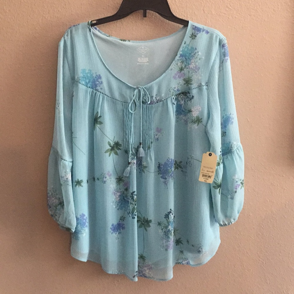 Light blue XL Blouse
